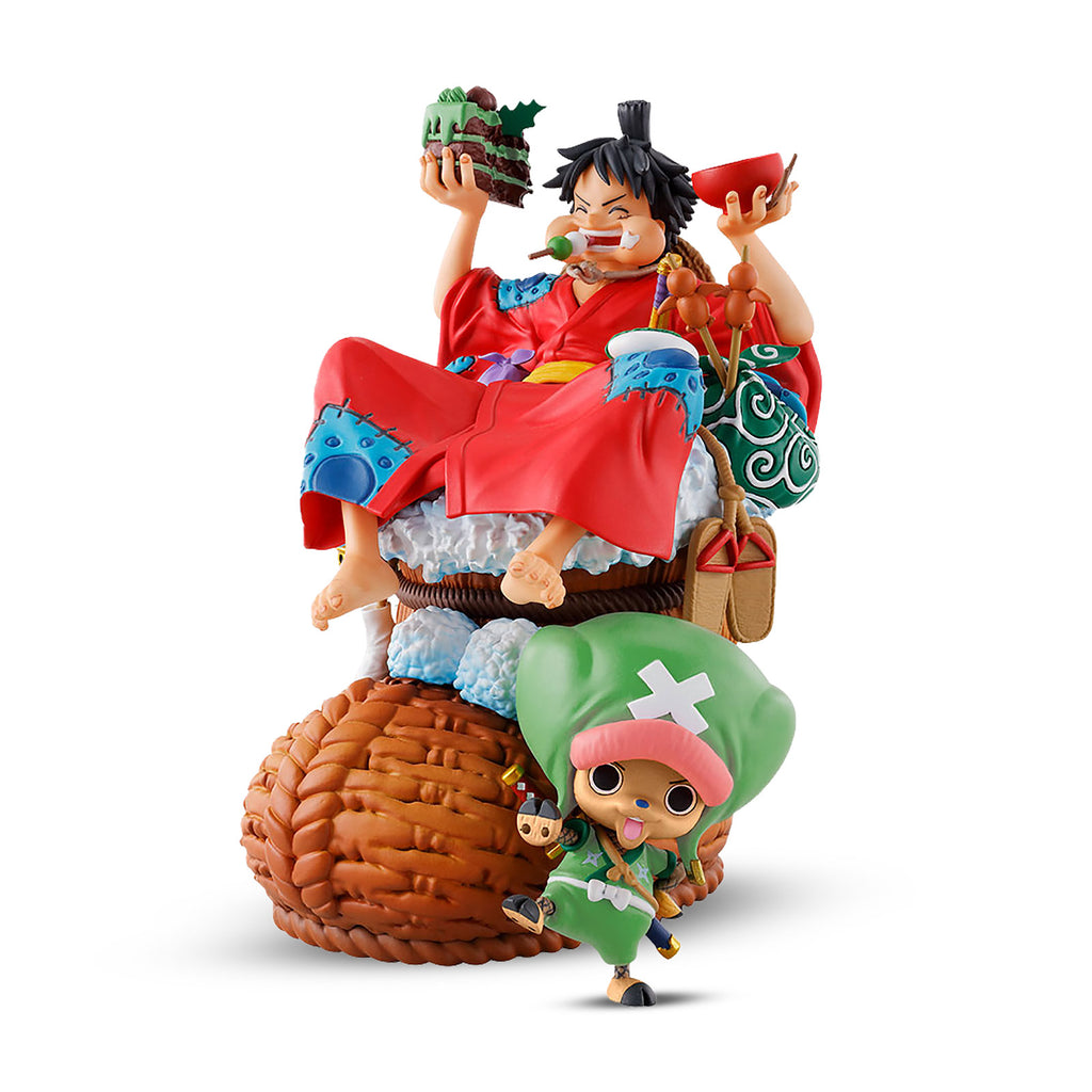 Immagine del prodotto One Piece - Luffy e Chopper Petitrama Logbox Re Birth Vol. 1 Statua