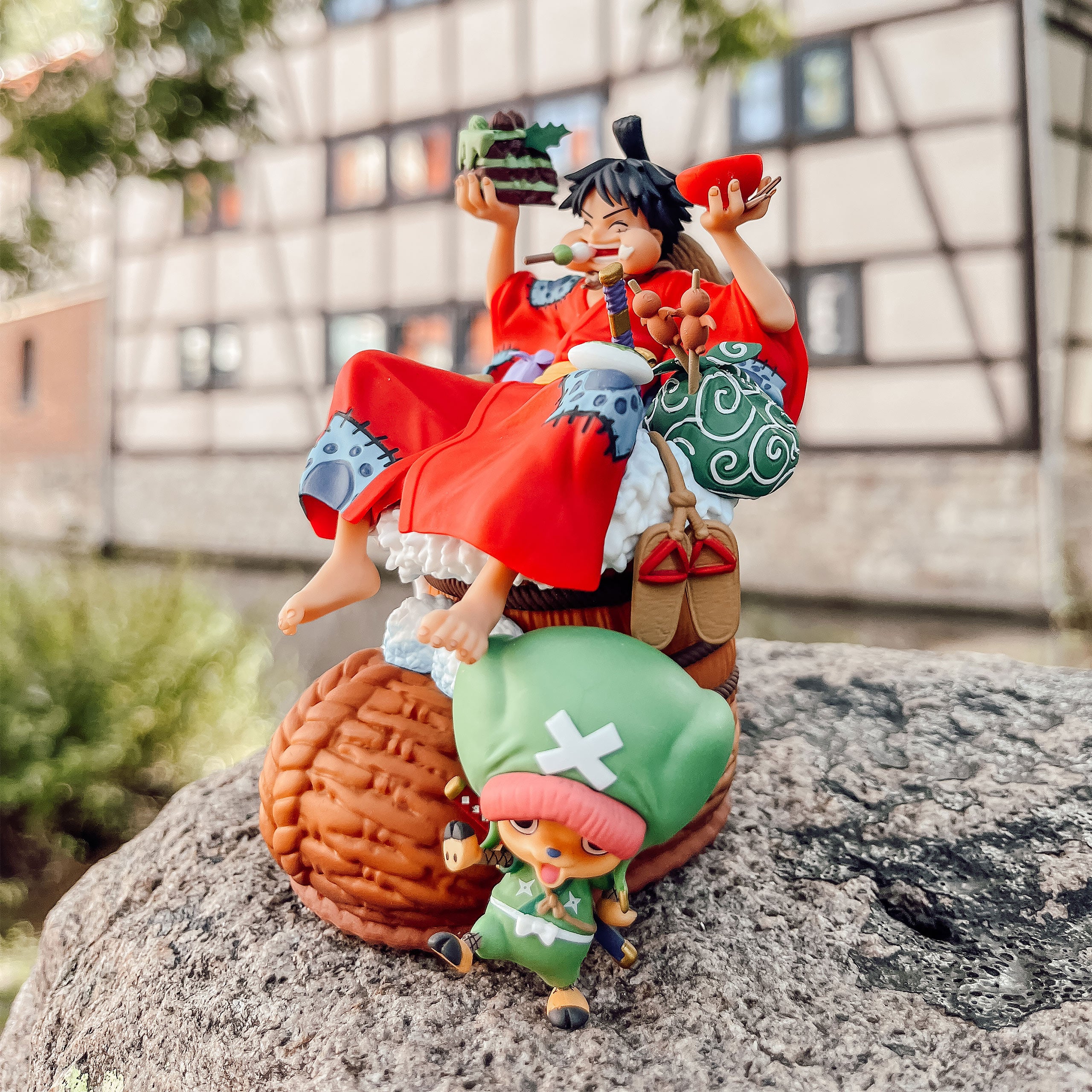 Immagine del prodotto One Piece - Luffy e Chopper Petitrama Logbox Re Birth Vol. 1 Statua