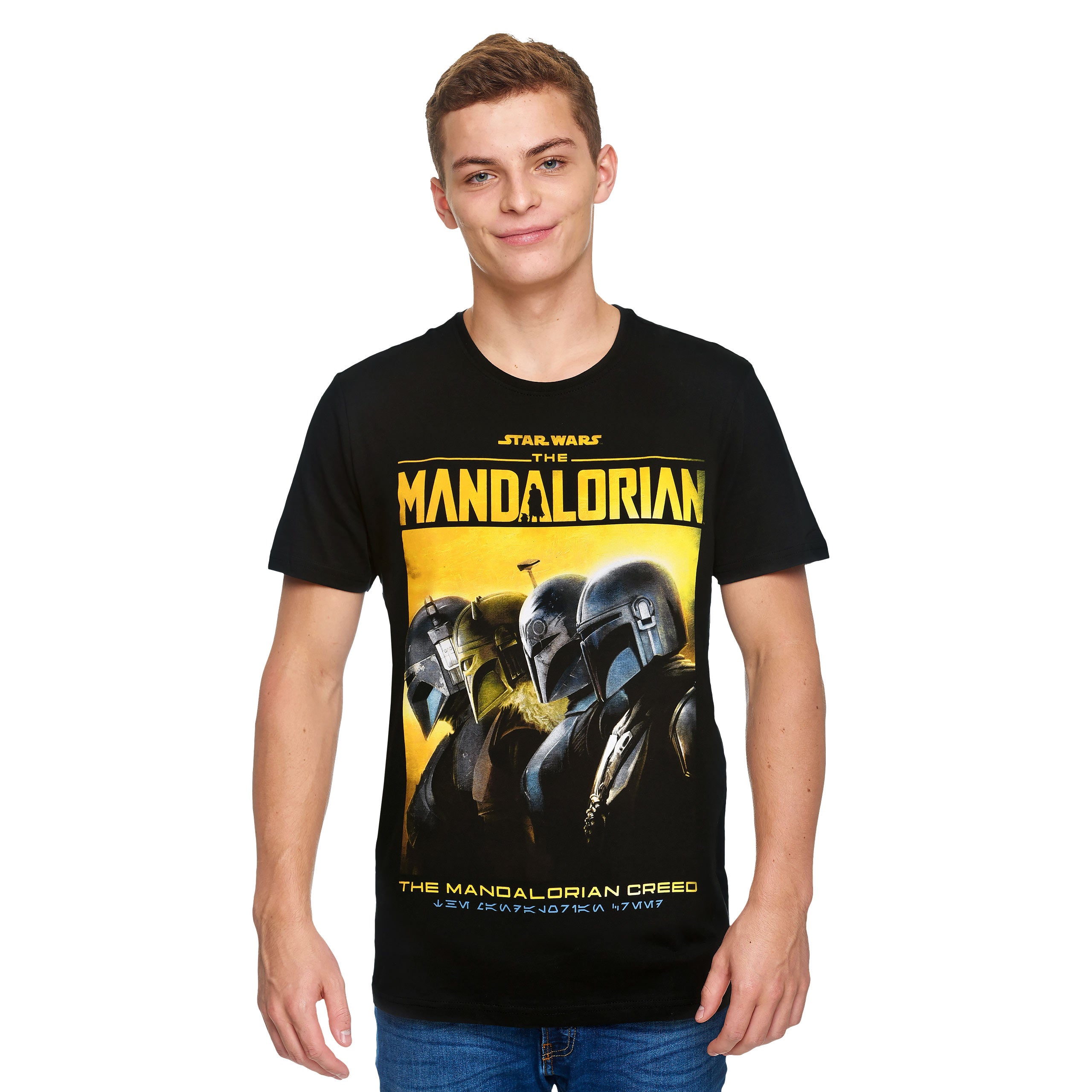 Immagine del prodotto Maglietta nera Mandalorian Creed - Star Wars The Mandalorian