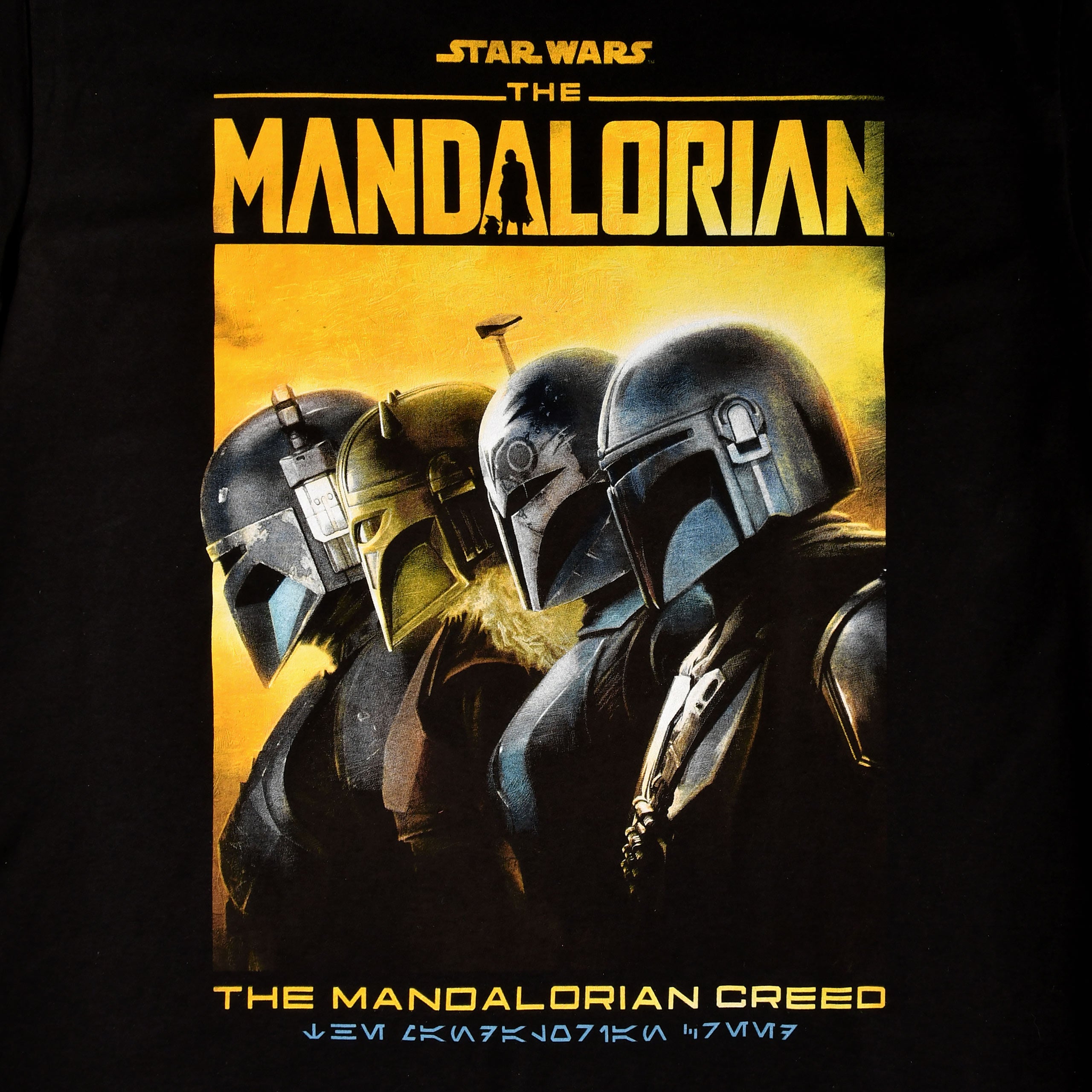 Immagine del prodotto Maglietta nera Mandalorian Creed - Star Wars The Mandalorian