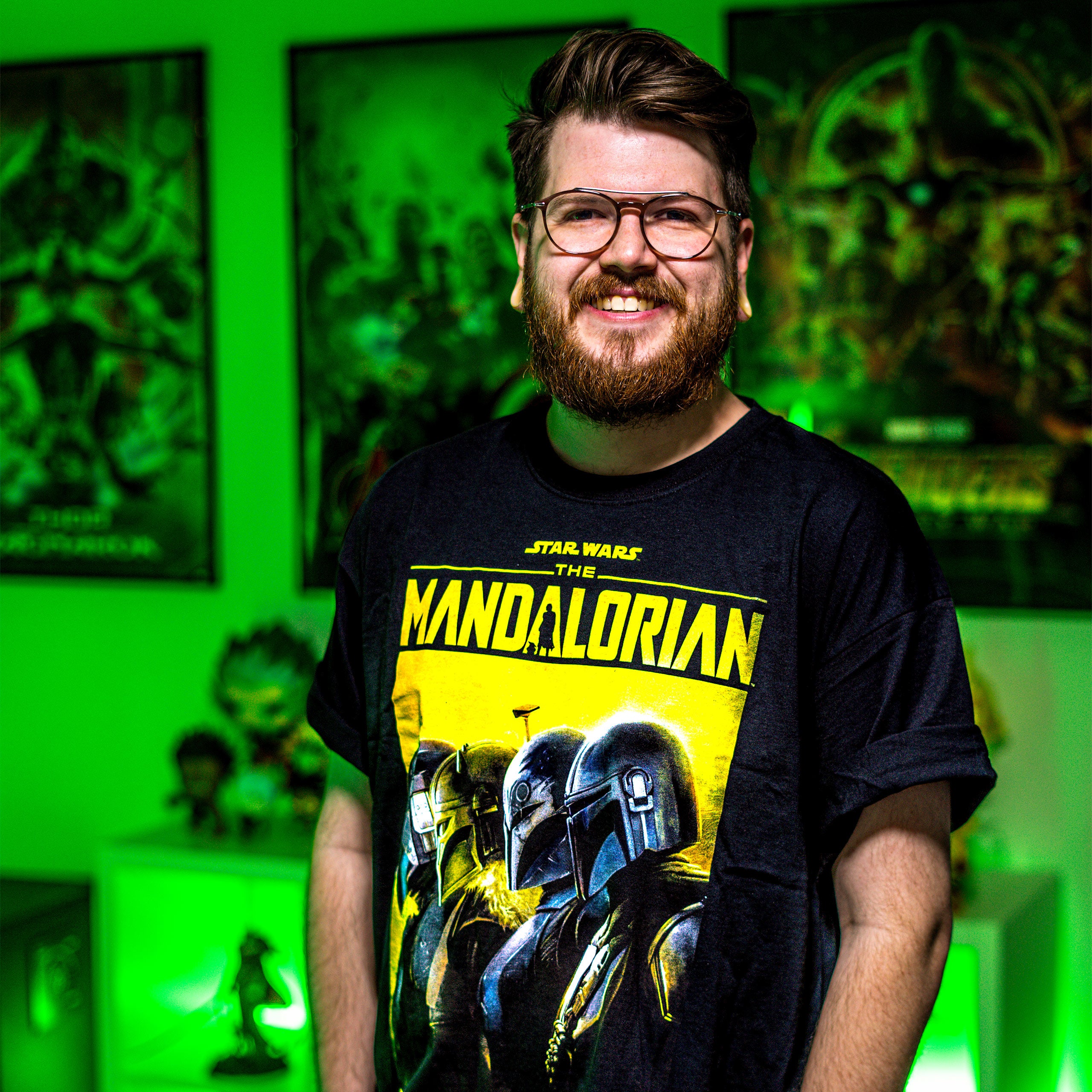 Immagine del prodotto Maglietta nera Mandalorian Creed - Star Wars The Mandalorian