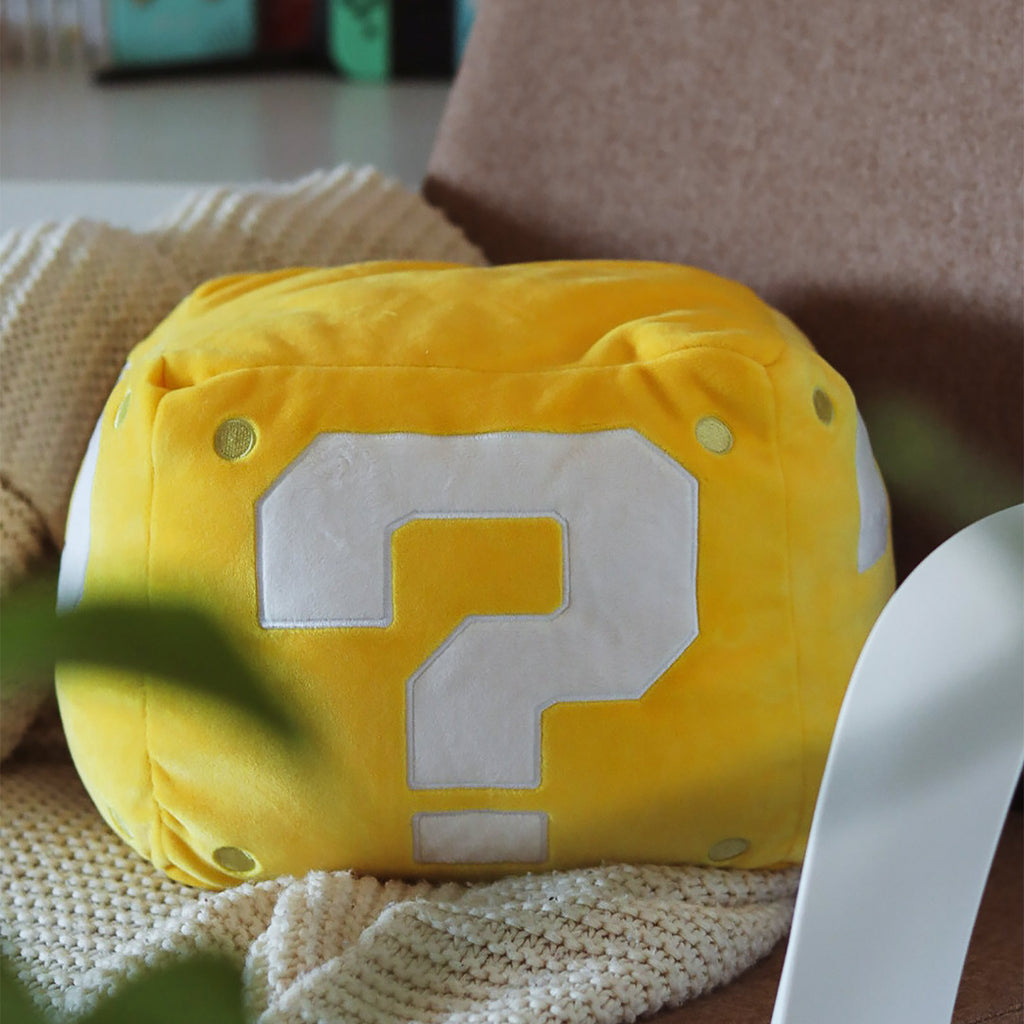 Immagine del prodotto Super Mario - Figura di peluche XL del blocco di domanda