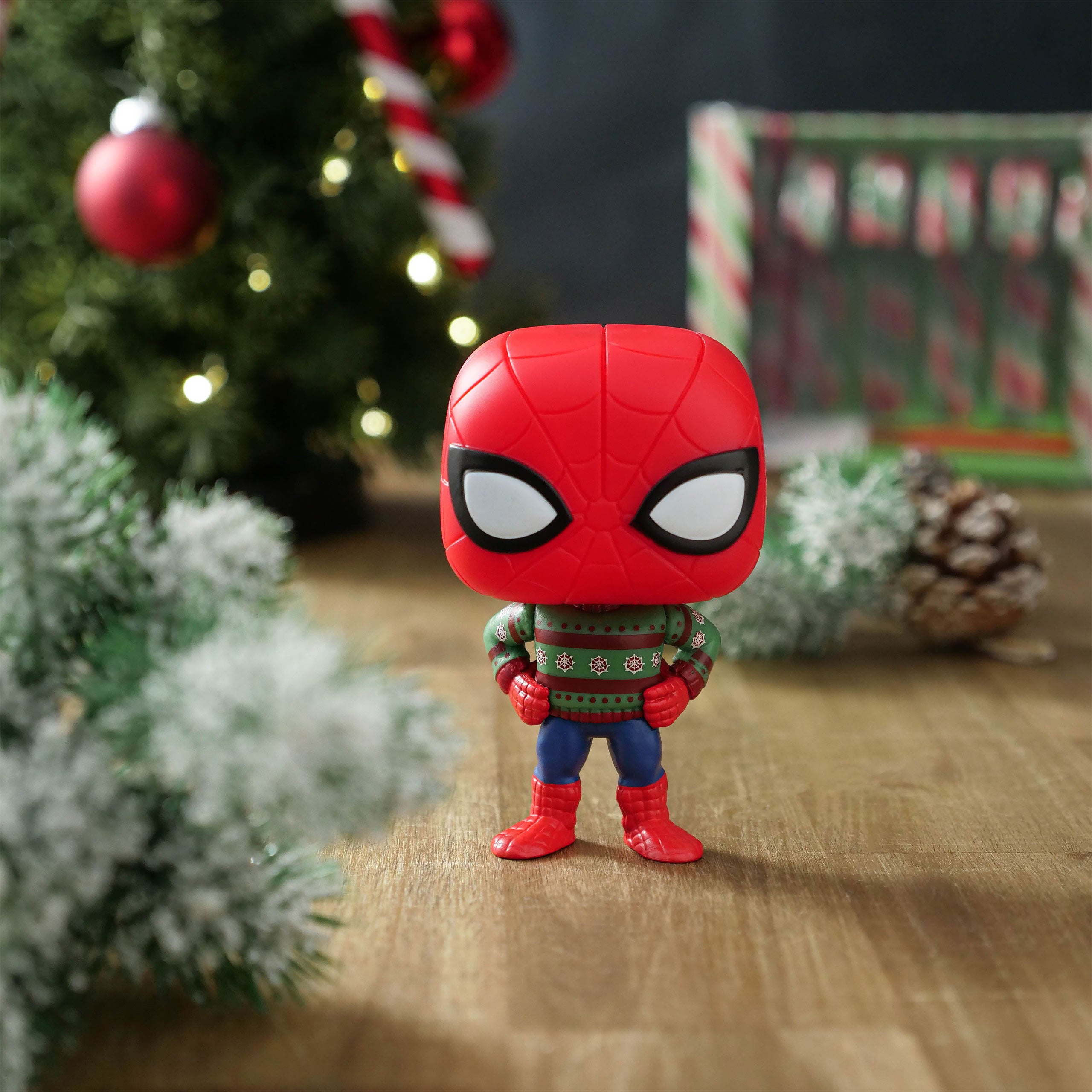 Immagine del prodotto Spider-Man - Figura con testa oscillante Funko Pop Holiday
