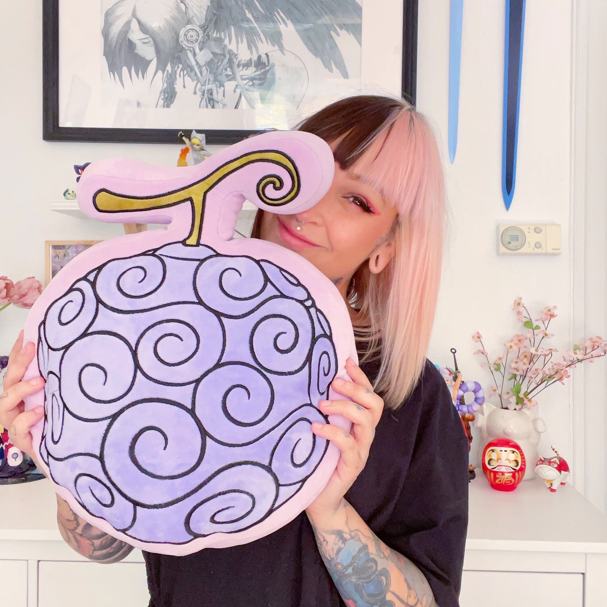Immagine del prodotto One Piece - Cuscino Frutto del Diavolo Gomu Gomu