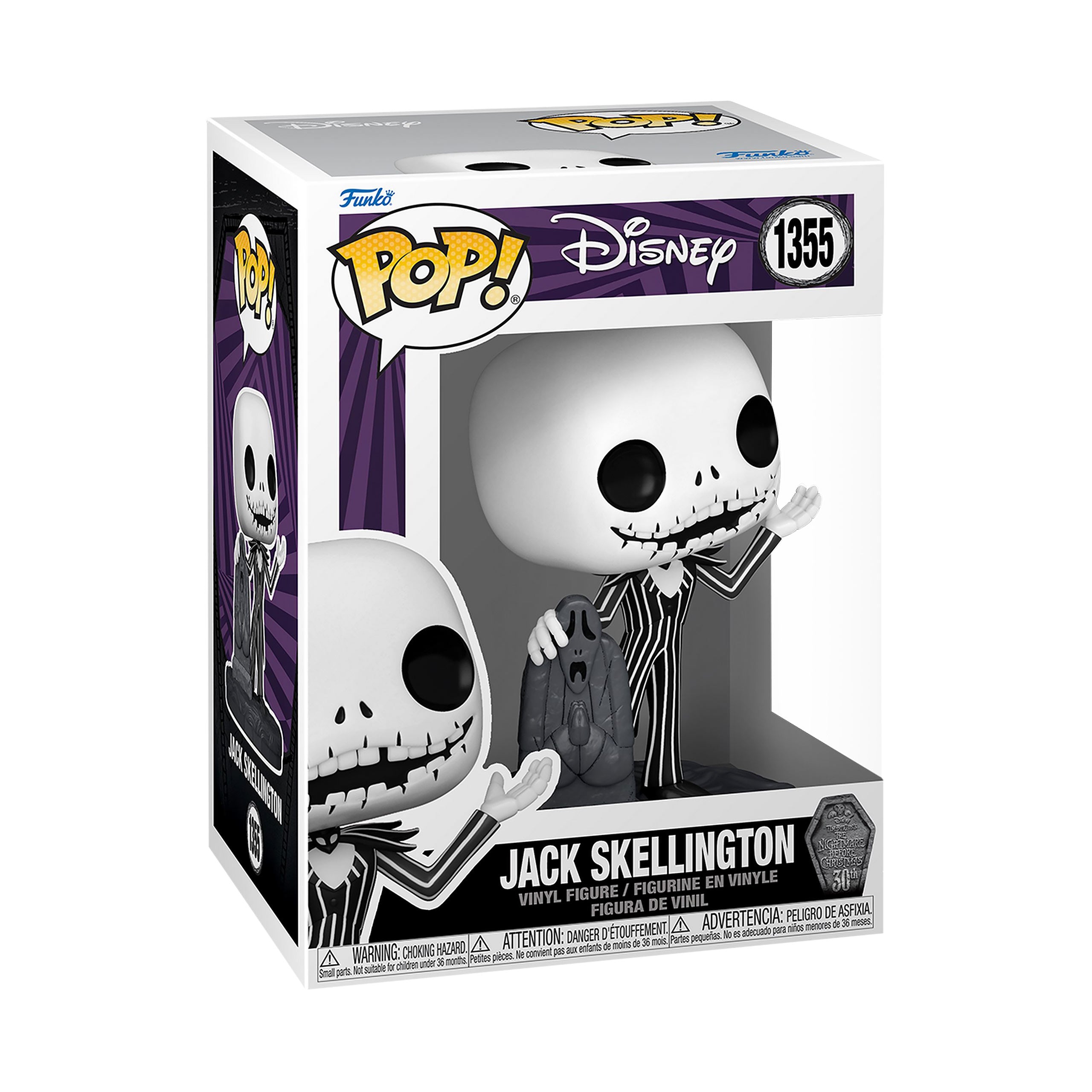 Immagine del prodotto Nightmare Before Christmas - Jack Skellington con statuina Funko Pop di tomba