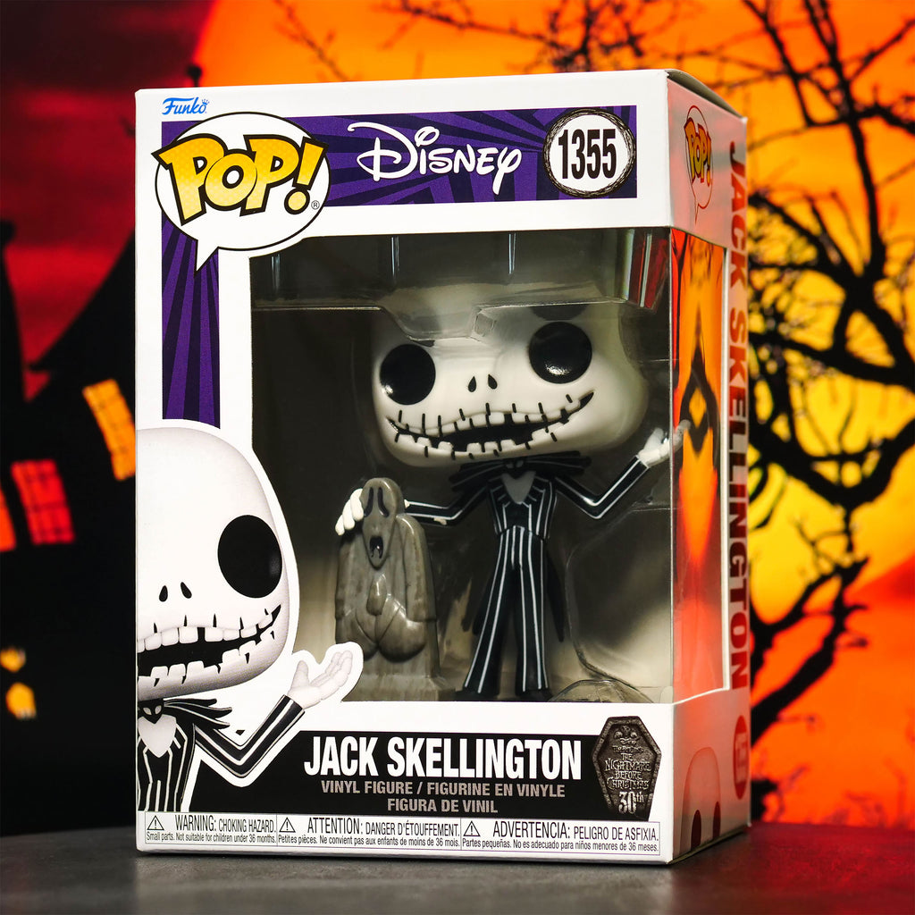 Immagine del prodotto Nightmare Before Christmas - Jack Skellington con statuina Funko Pop di tomba