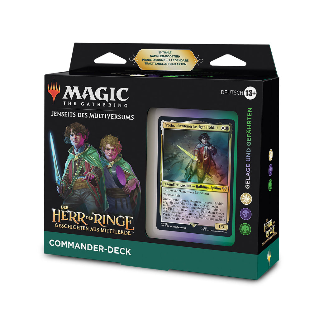 Immagine del prodotto Il Signore degli Anelli Terra di Mezzo Banchetto e Compagni Commander Deck - Magic The Gathering