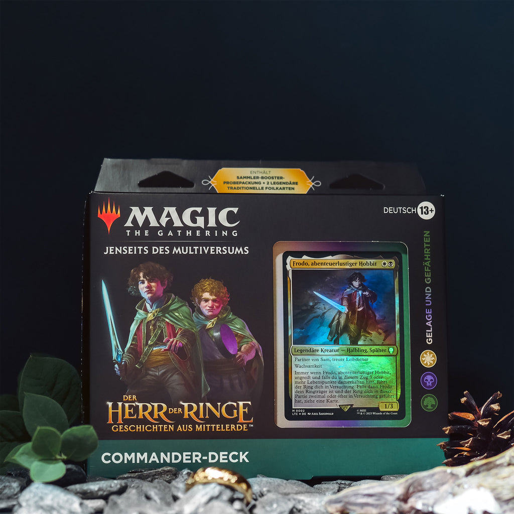 Immagine del prodotto Il Signore degli Anelli Terra di Mezzo Banchetto e Compagni Commander Deck - Magic The Gathering