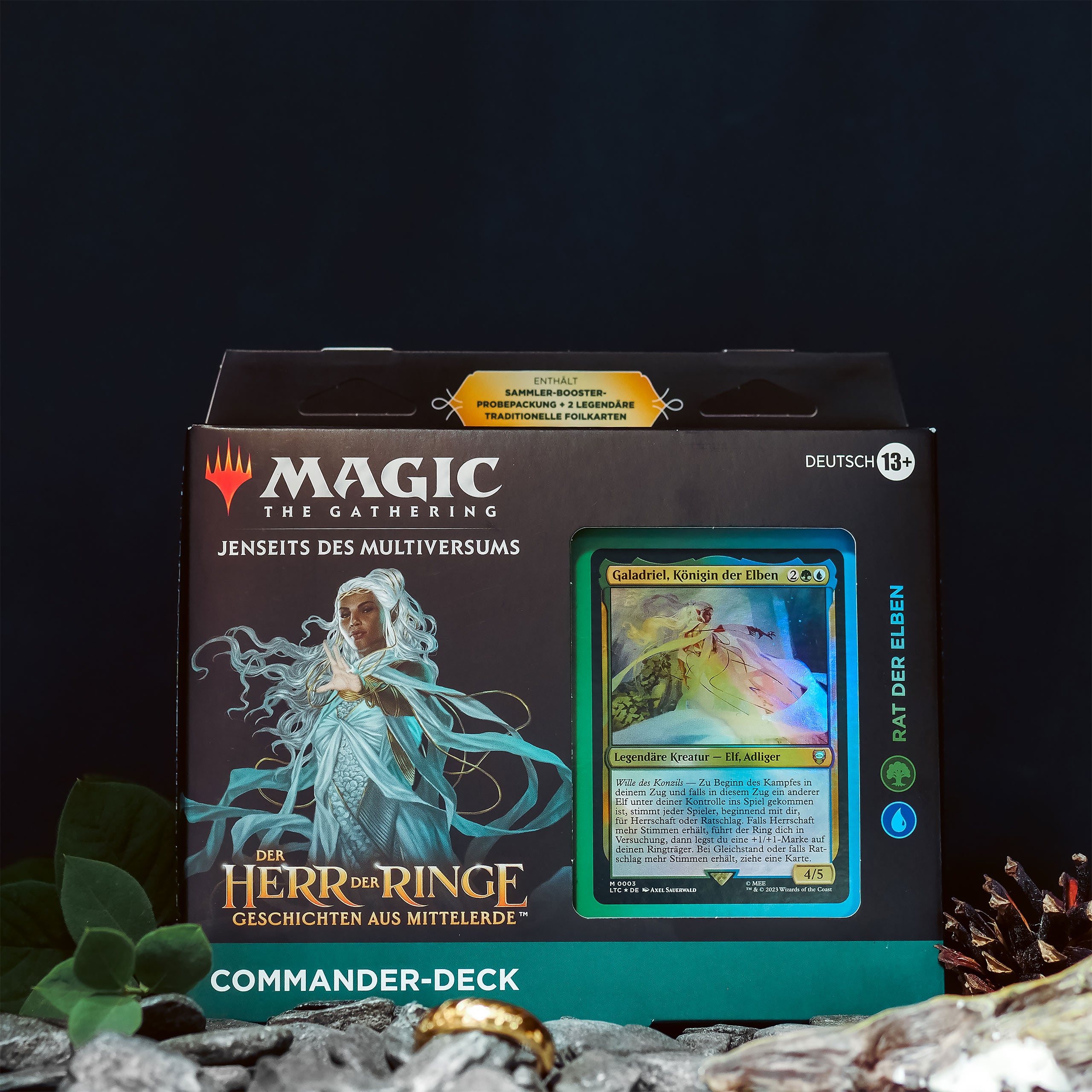 Immagine del prodotto Signore degli Anelli Terra di Mezzo Consiglio degli Elfi Mazzo Comandante - Magic The Gathering