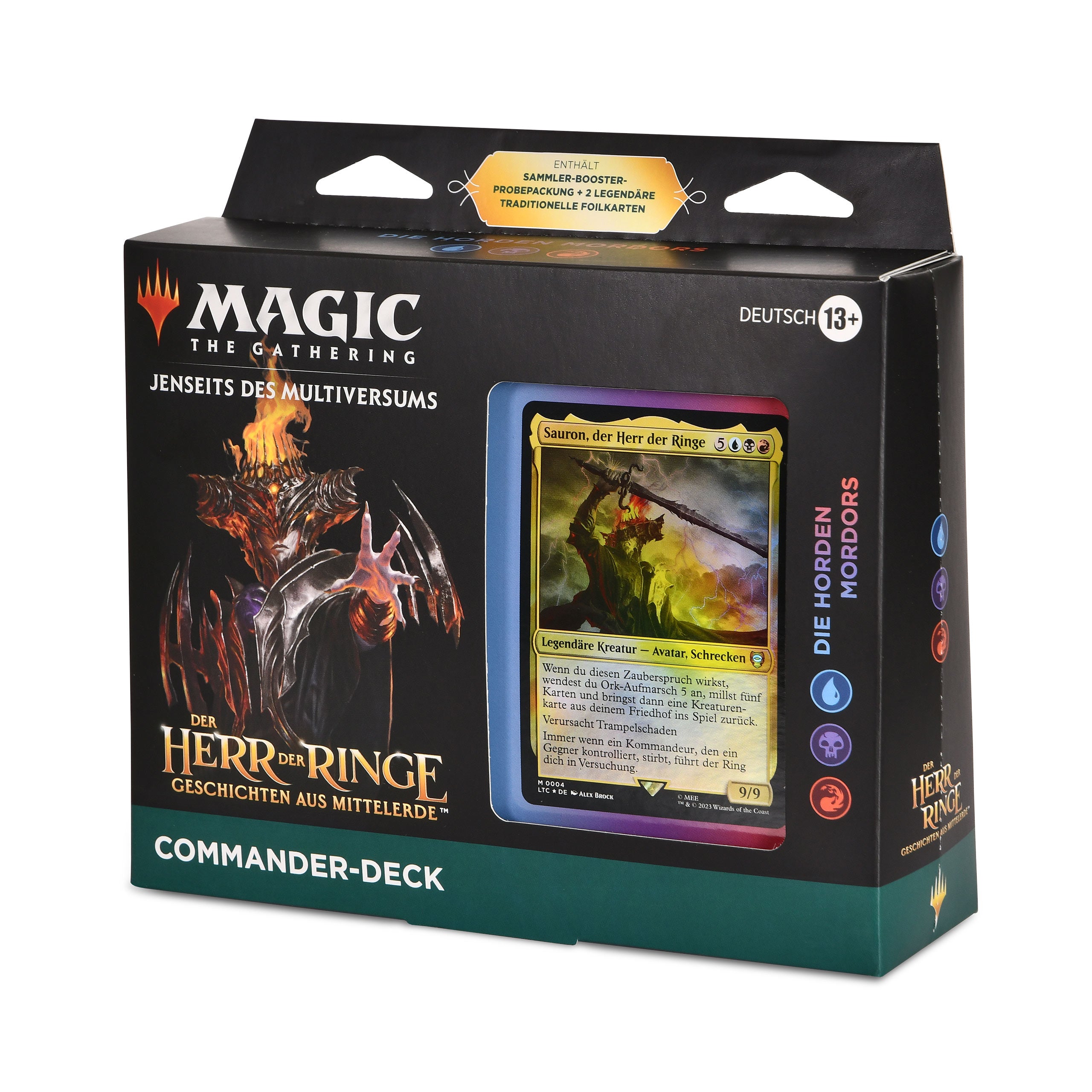 Product image The Lord of the Rings Middle Earth The Hordes of Mordor Commander Deck - Magic The Gathering