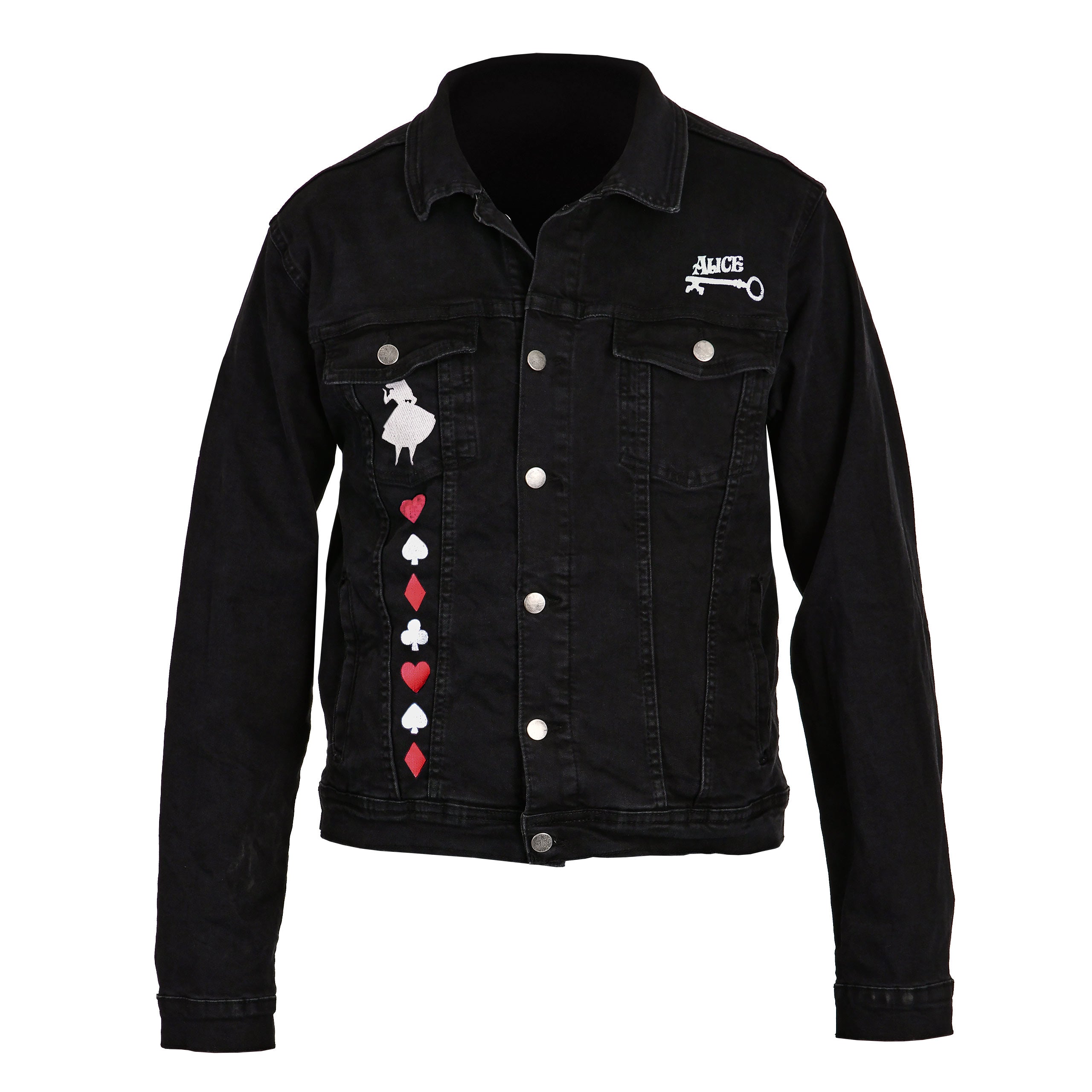 Product image Alice in Wonderland - World Of My Own Denim Jacket Ladies Black