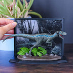 Immagine del prodotto Jurassic Park - Figura Diorama Velociraptor Blue
