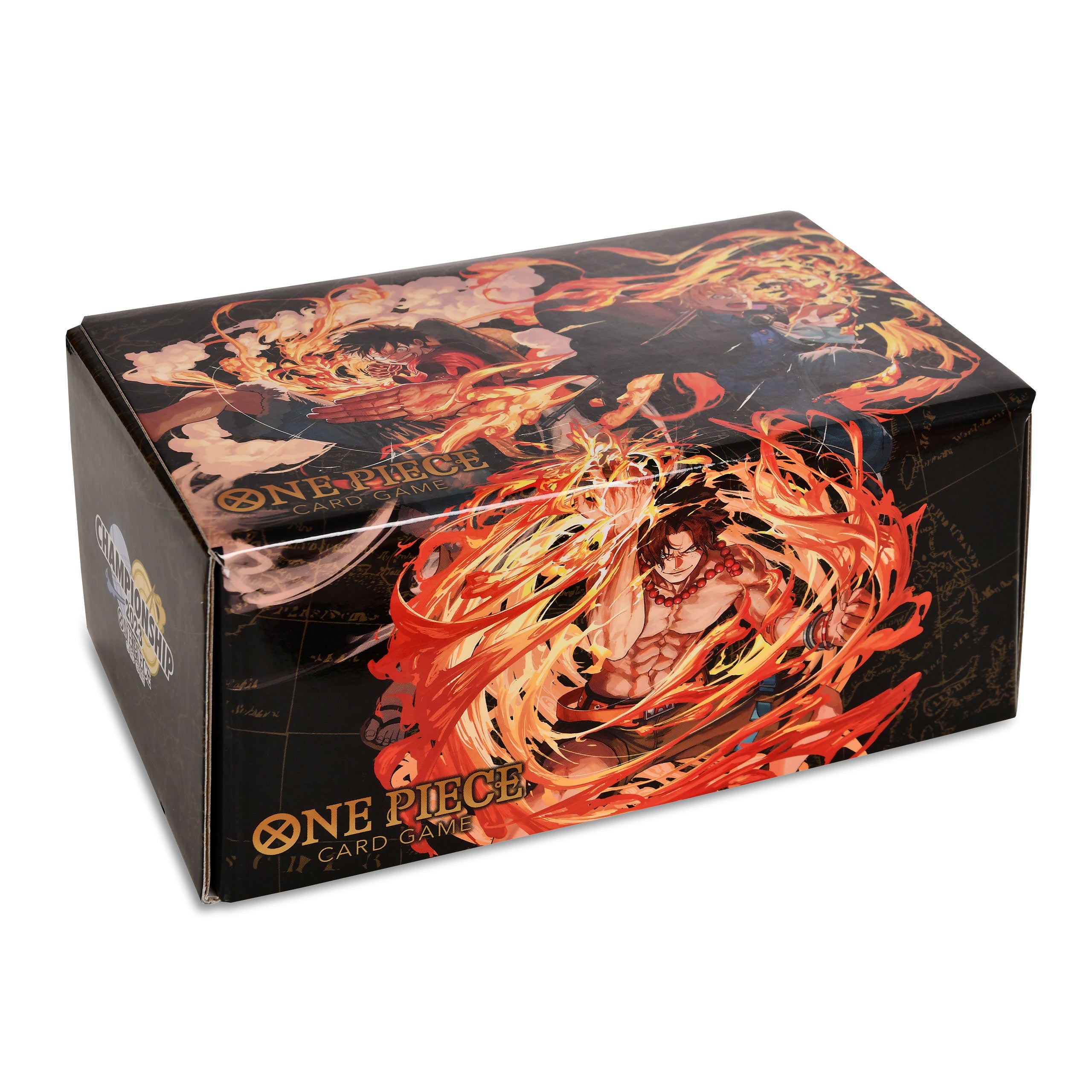 Immagine del prodotto One Piece Card Game - Tappetino da gioco e scatola di conservazione Ace, Sabo e Luffy