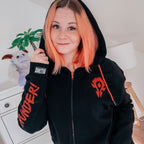 Immagine del prodotto World of Warcraft - Blood & Thunder Felpa con cappuccio nera con logo dell'Orda