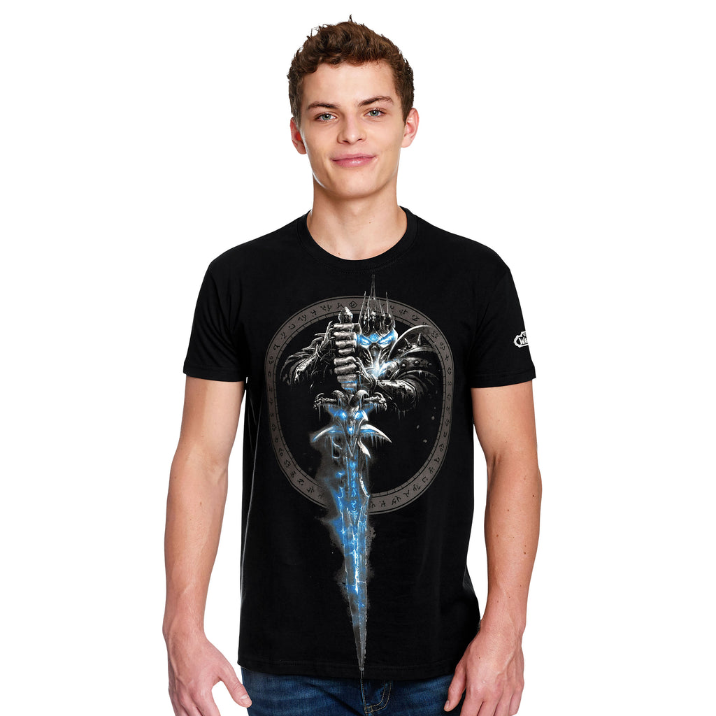 Immagine del prodotto World of Warcraft - Maglietta nera con spada Frostmourne di Lich King