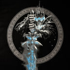 Immagine del prodotto World of Warcraft - Maglietta nera con spada Frostmourne di Lich King