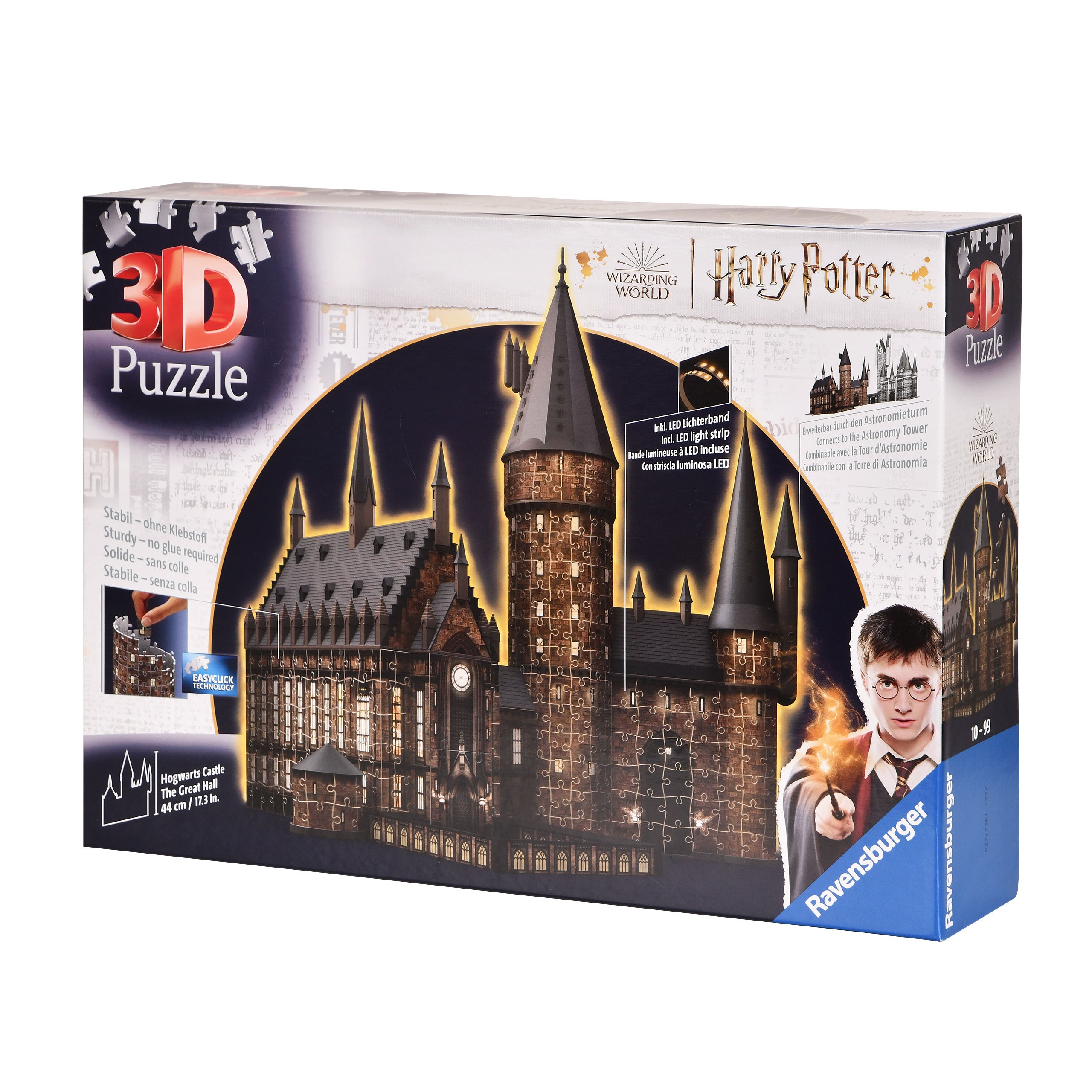 Immagine del prodotto Hogwarts Castello La Grande Sala Puzzle 3D con illuminazione - Harry Potter