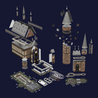 Immagine del prodotto Hogwarts Castello La Grande Sala Puzzle 3D con illuminazione - Harry Potter
