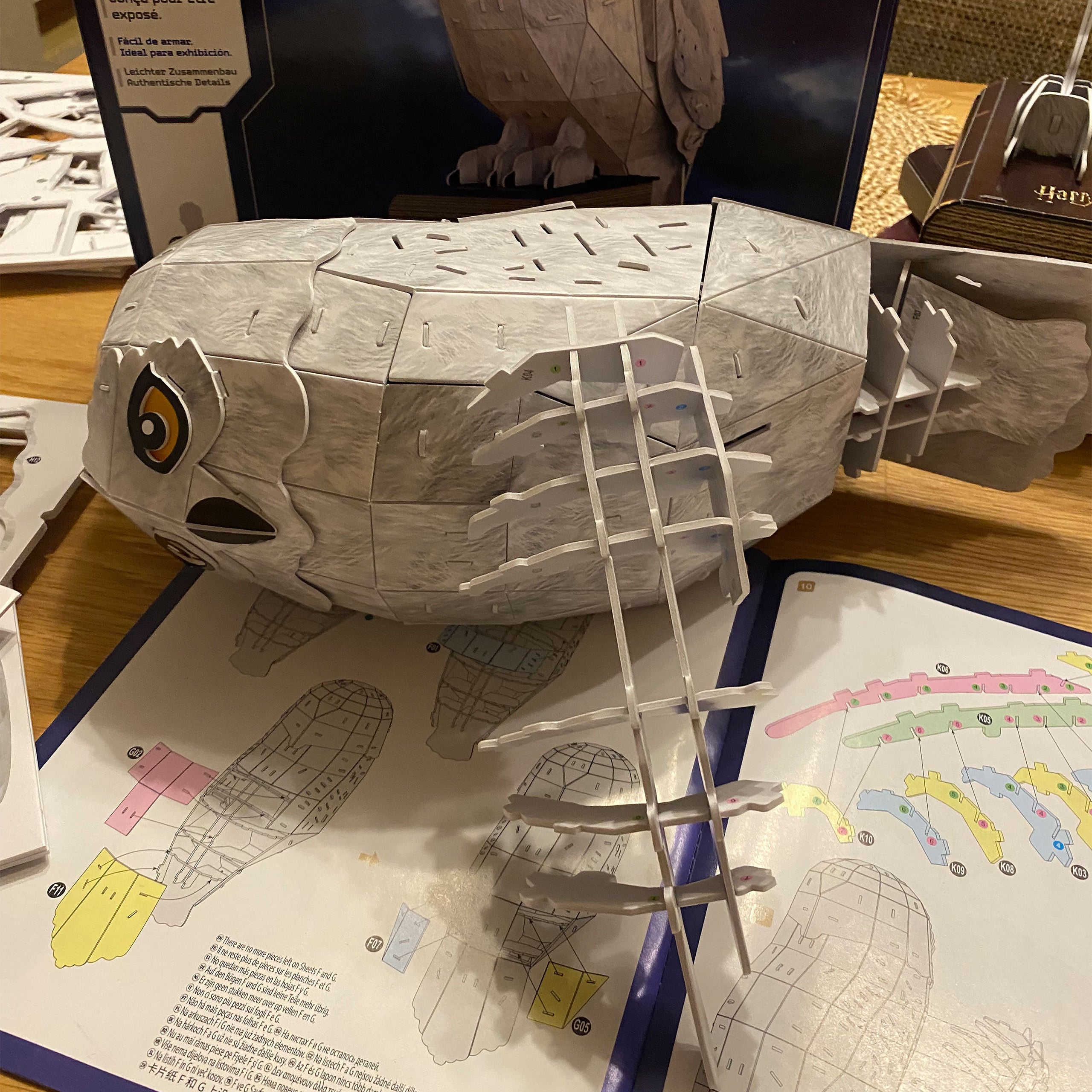 Immagine del prodotto Kit di costruzione modello 4D Hedwig - Harry Potter