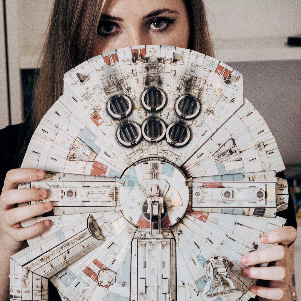 Immagine del prodotto Kit di costruzione modello 4D del Millennium Falcon - Star Wars