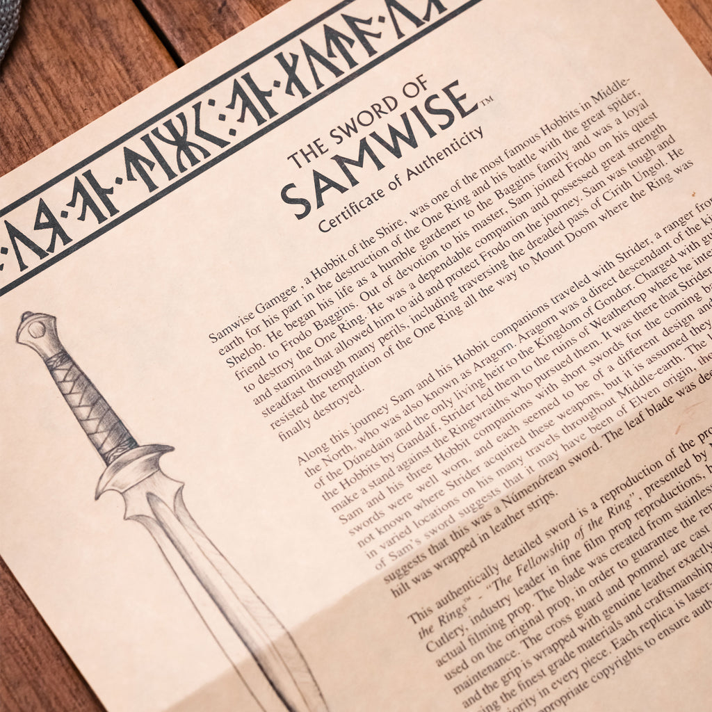 Immagine del prodotto Il Signore degli Anelli - Spada di Samwise Gamgee 1:1