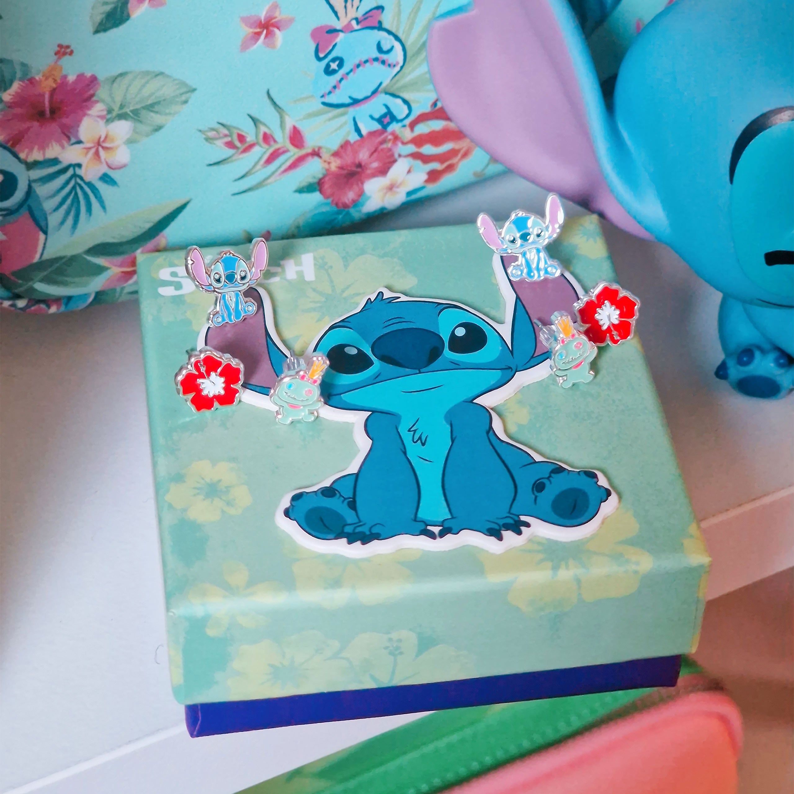 Immagine del prodotto Lilo & Stitch - Set di 3 orecchini in scatola regalo