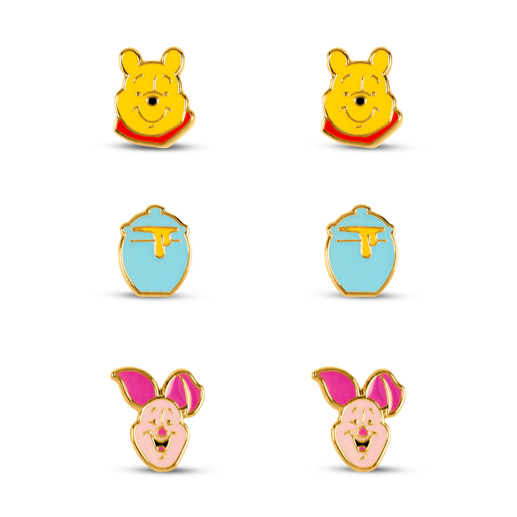 Immagine del prodotto Winnie the Pooh - Set di 3 orecchini a perno in confezione regalo
