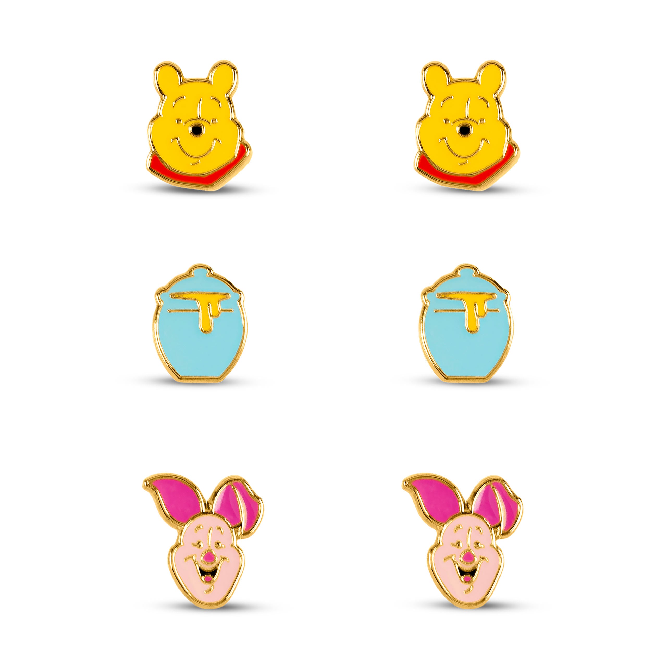 Immagine del prodotto Winnie the Pooh - Set di 3 orecchini a perno in confezione regalo