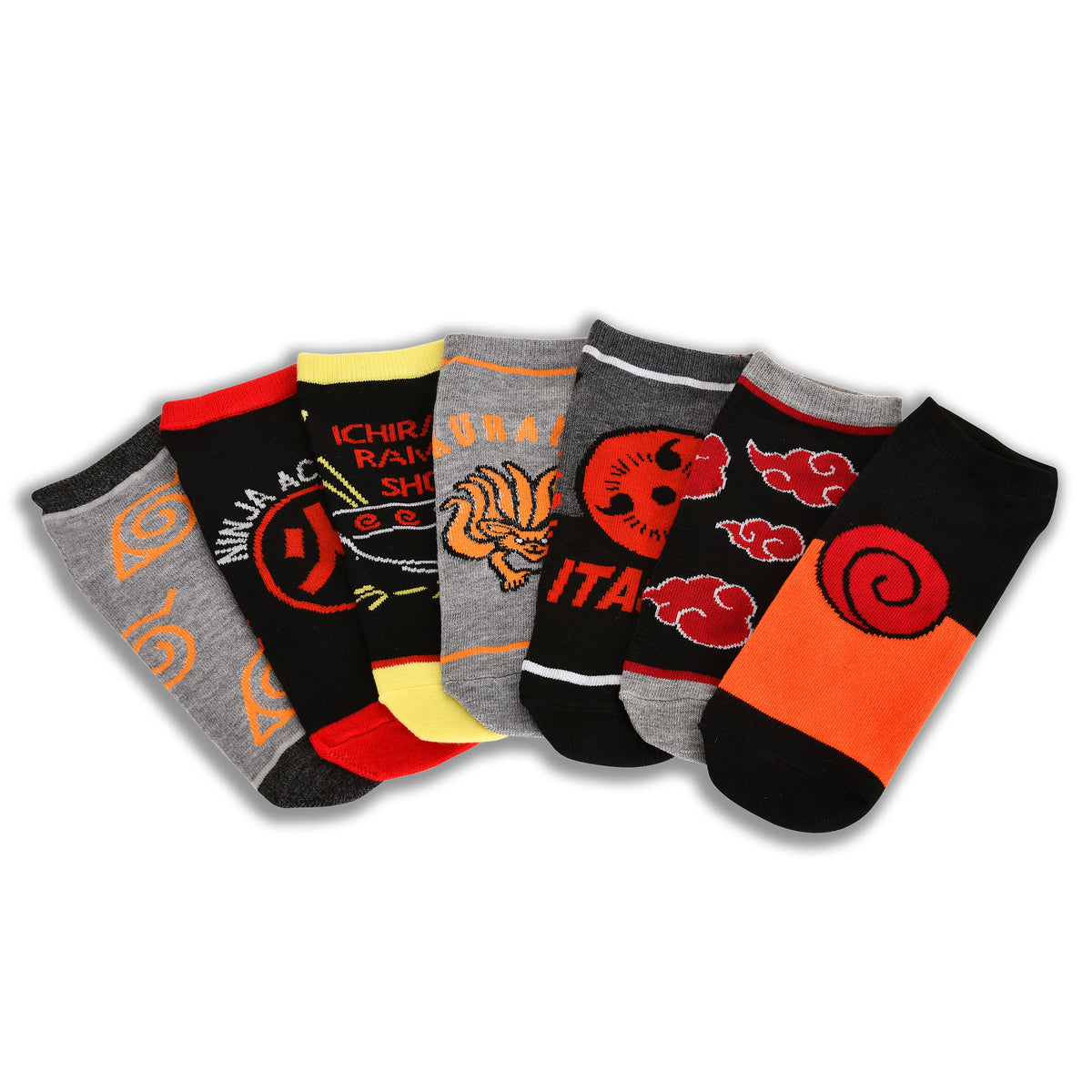 Immagine del prodotto Naruto Shippuden - Set di 7 calzini con icone