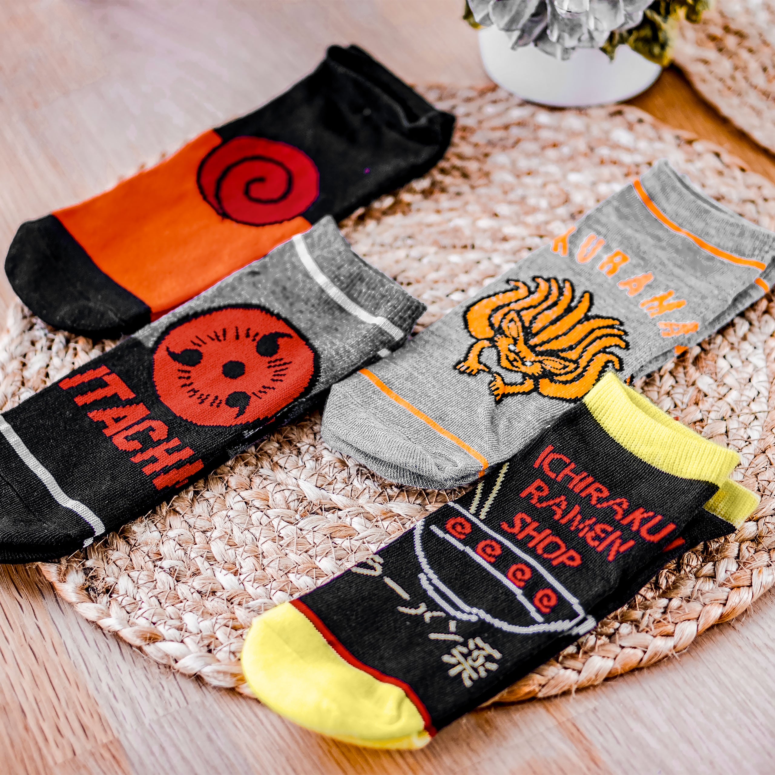 Immagine del prodotto Naruto Shippuden - Set di 7 calzini con icone