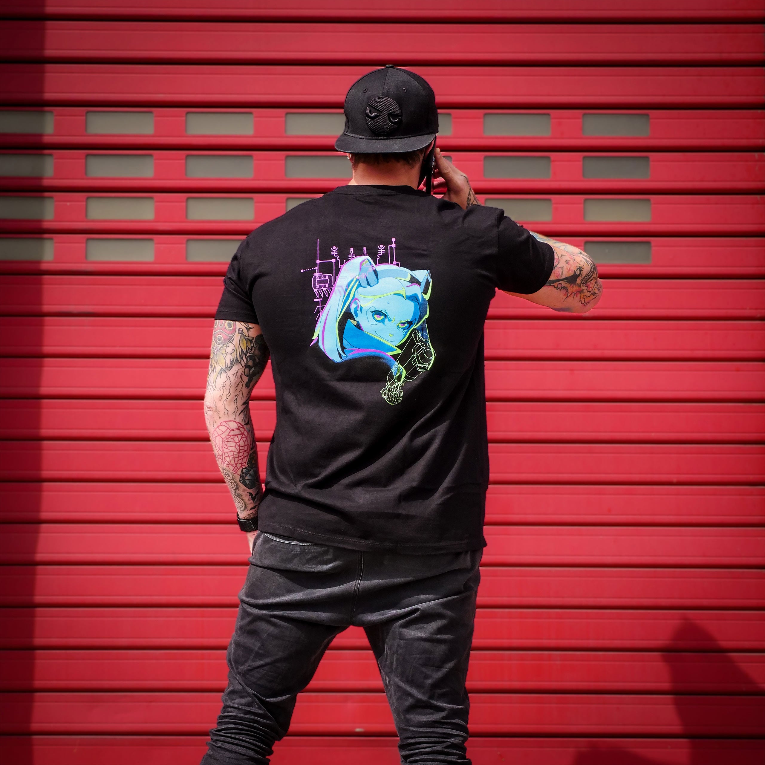 Immagine del prodotto Cyberpunk Edgerunners - T-shirt nera Rebecca Neon