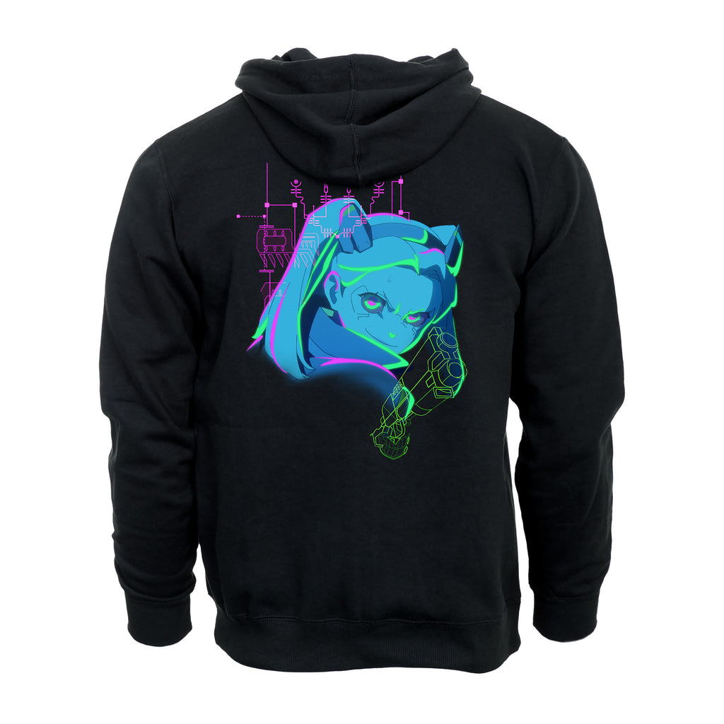 Product image Cyberpunk Edgerunners - Rebecca Neon Hoodie Black