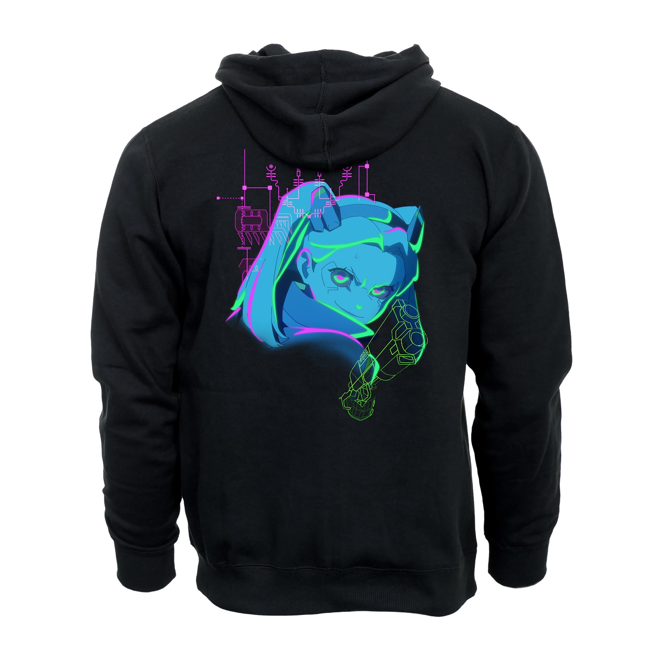 Product image Cyberpunk Edgerunners - Rebecca Neon Hoodie Black
