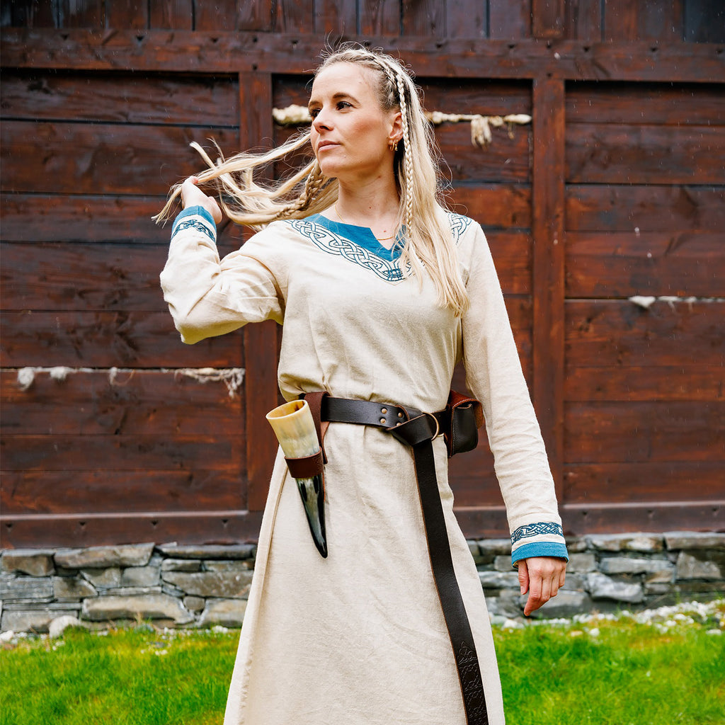 Immagine del prodotto Abito vichingo Lagertha beige-blu