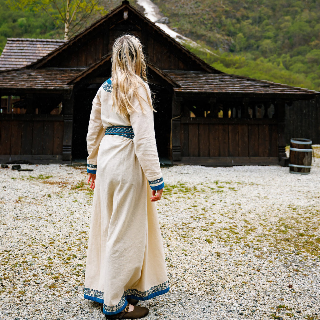 Immagine del prodotto Abito vichingo Lagertha beige-blu