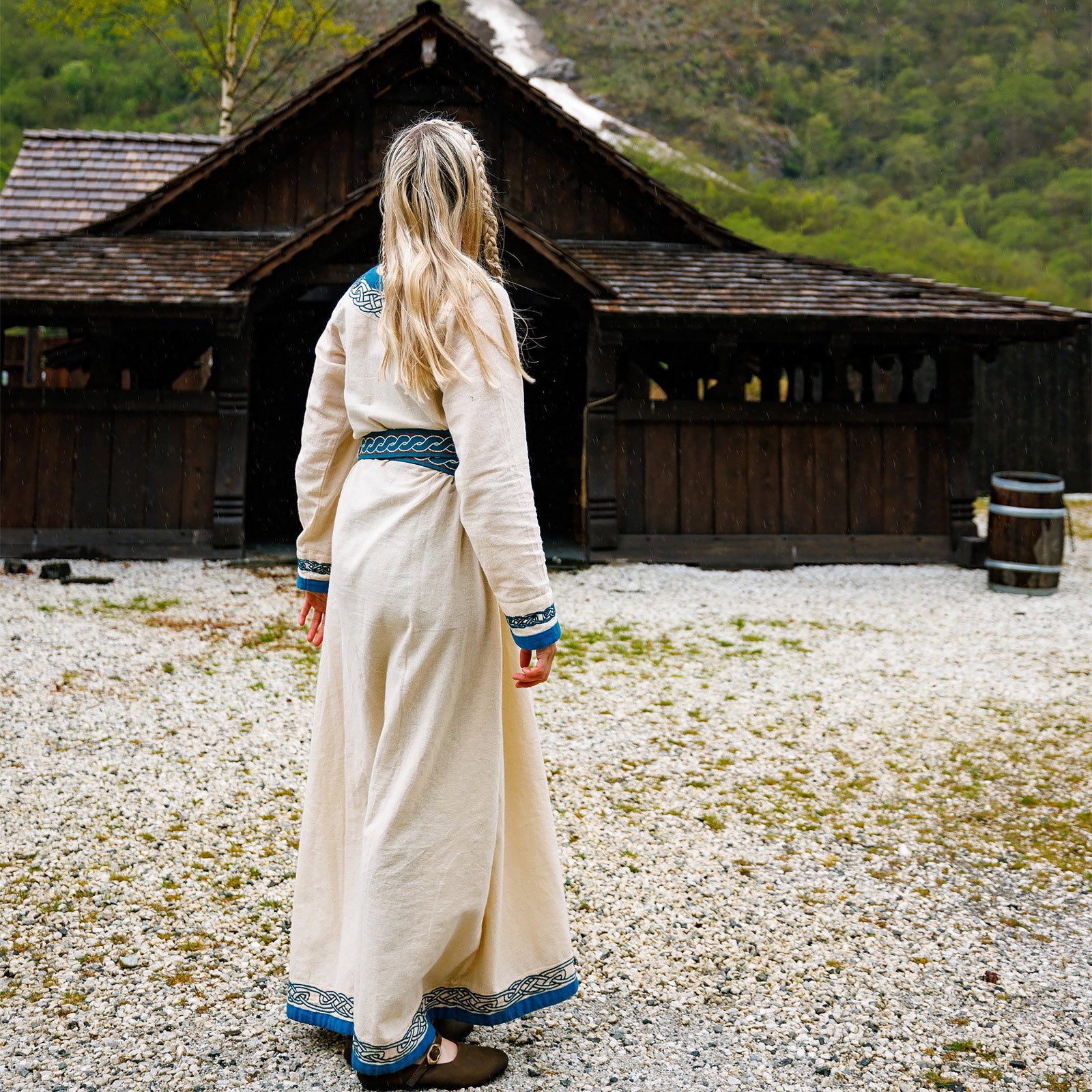 Immagine del prodotto Abito vichingo Lagertha beige-blu