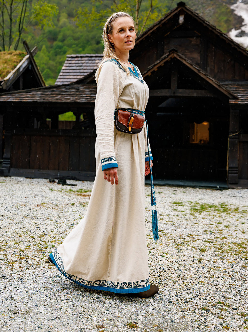 Immagine del prodotto Abito vichingo Lagertha beige-blu