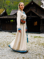 Immagine del prodotto Abito vichingo Lagertha beige-blu