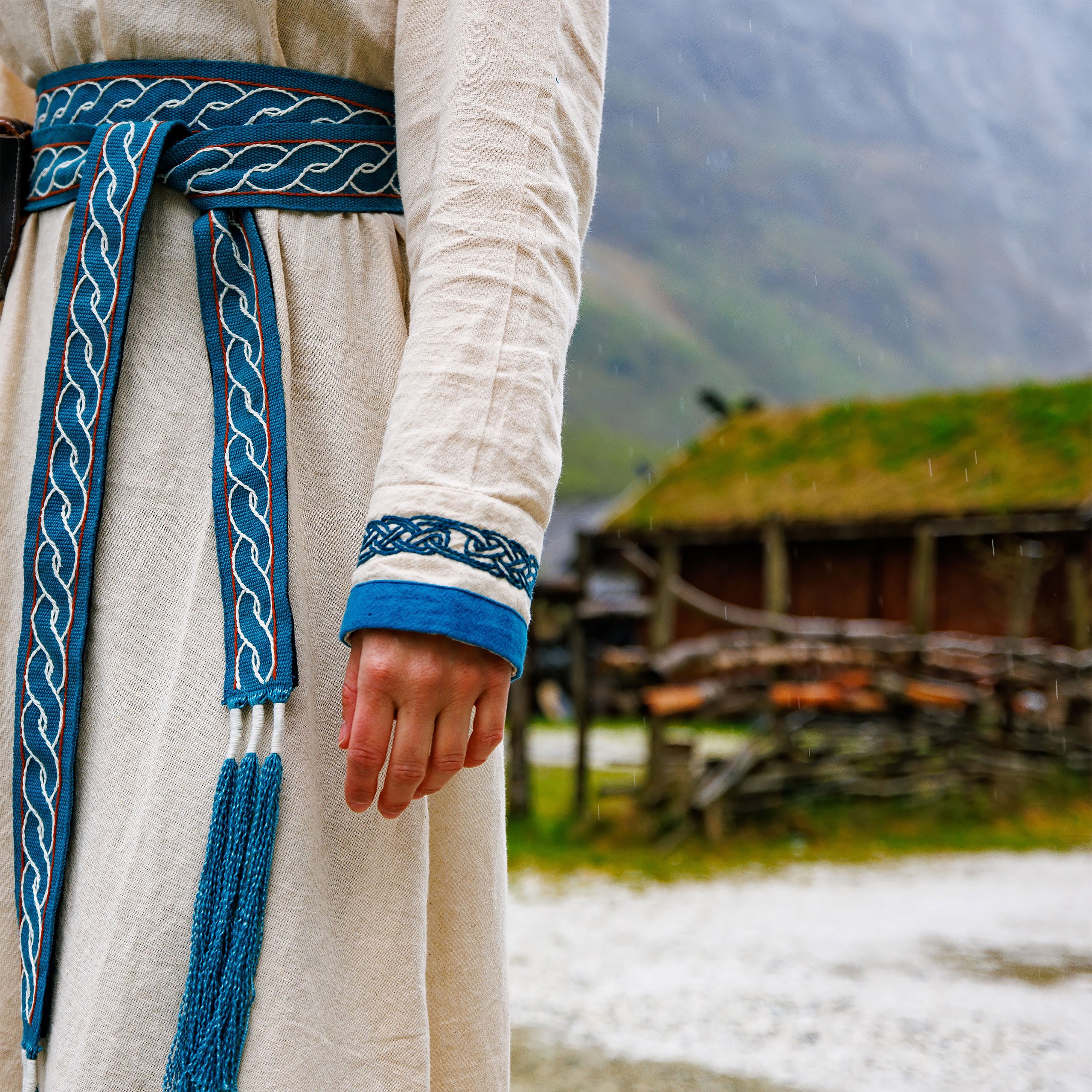Immagine del prodotto Abito vichingo Lagertha beige-blu