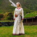 Immagine del prodotto Abito vichingo Lagertha beige-rosso