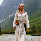Immagine del prodotto Abito vichingo Lagertha beige-rosso