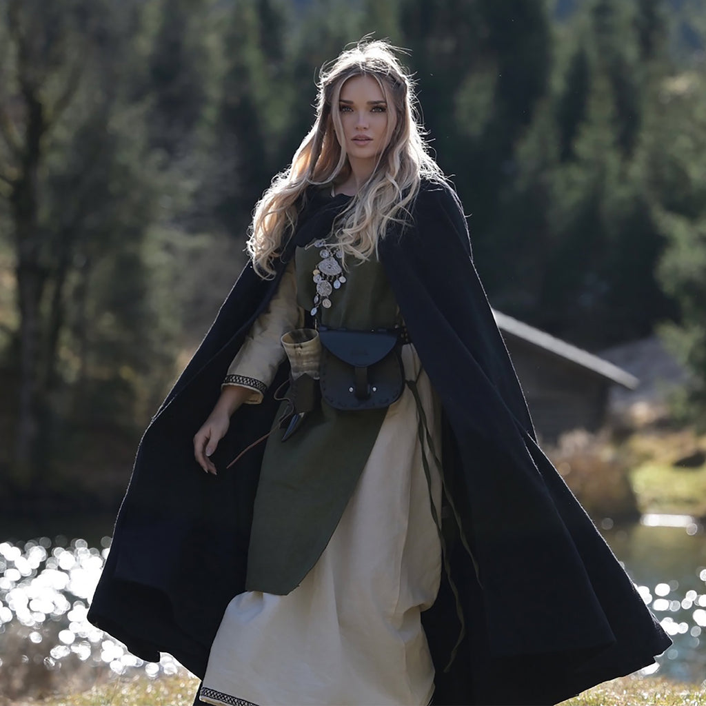 Immagine del prodotto Mantello medievale Elinor nero