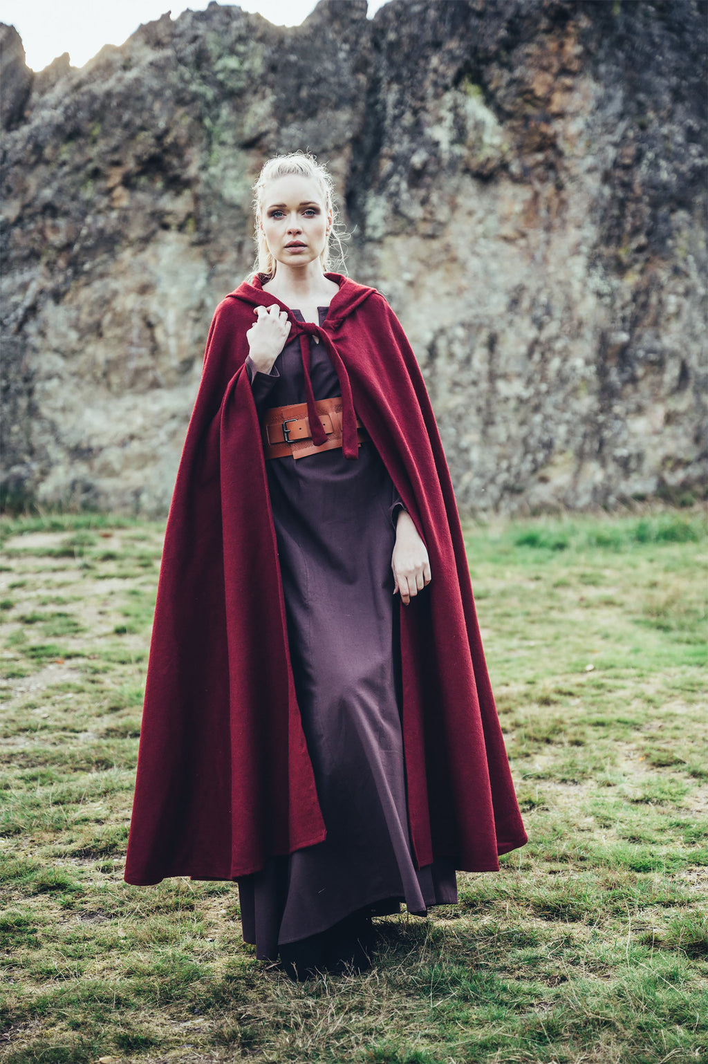 Immagine del prodotto Mantello medievale Elinor rosso