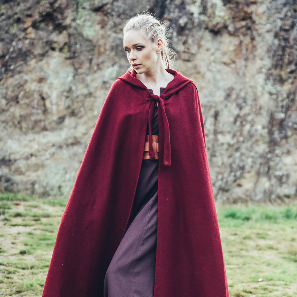 Immagine del prodotto Mantello medievale Elinor rosso