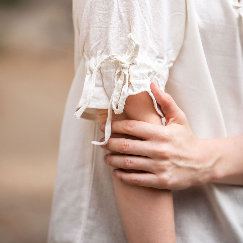 Immagine del prodotto Blusa medievale a maniche corte Vera Beige