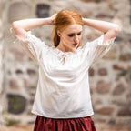 Immagine del prodotto Blusa medievale a maniche corte Vera Beige