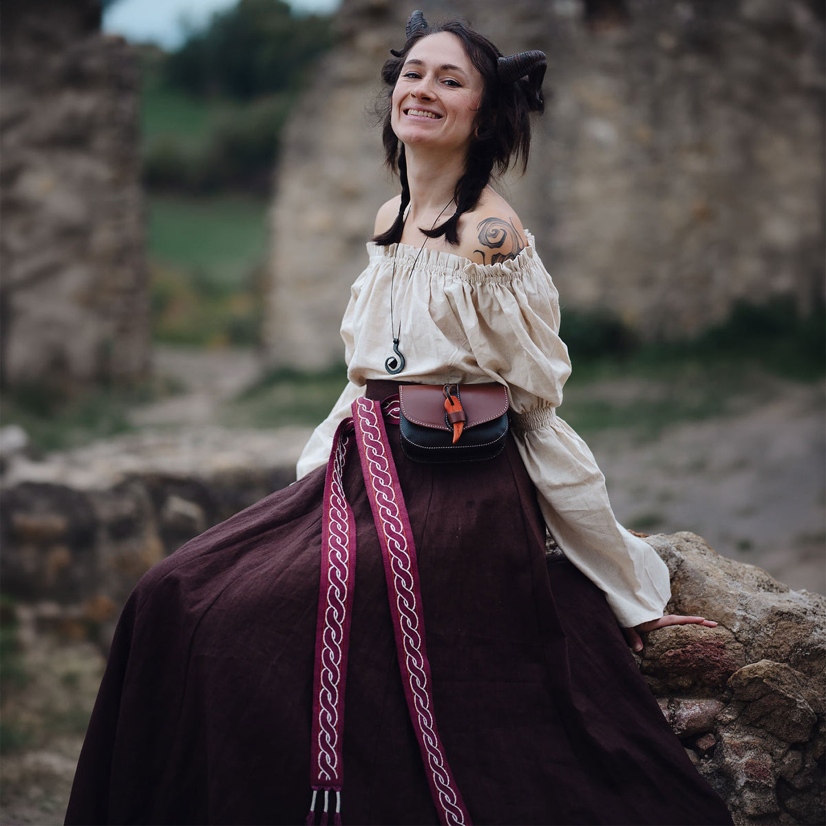 Immagine del prodotto Cintura medievale Elina rossa
