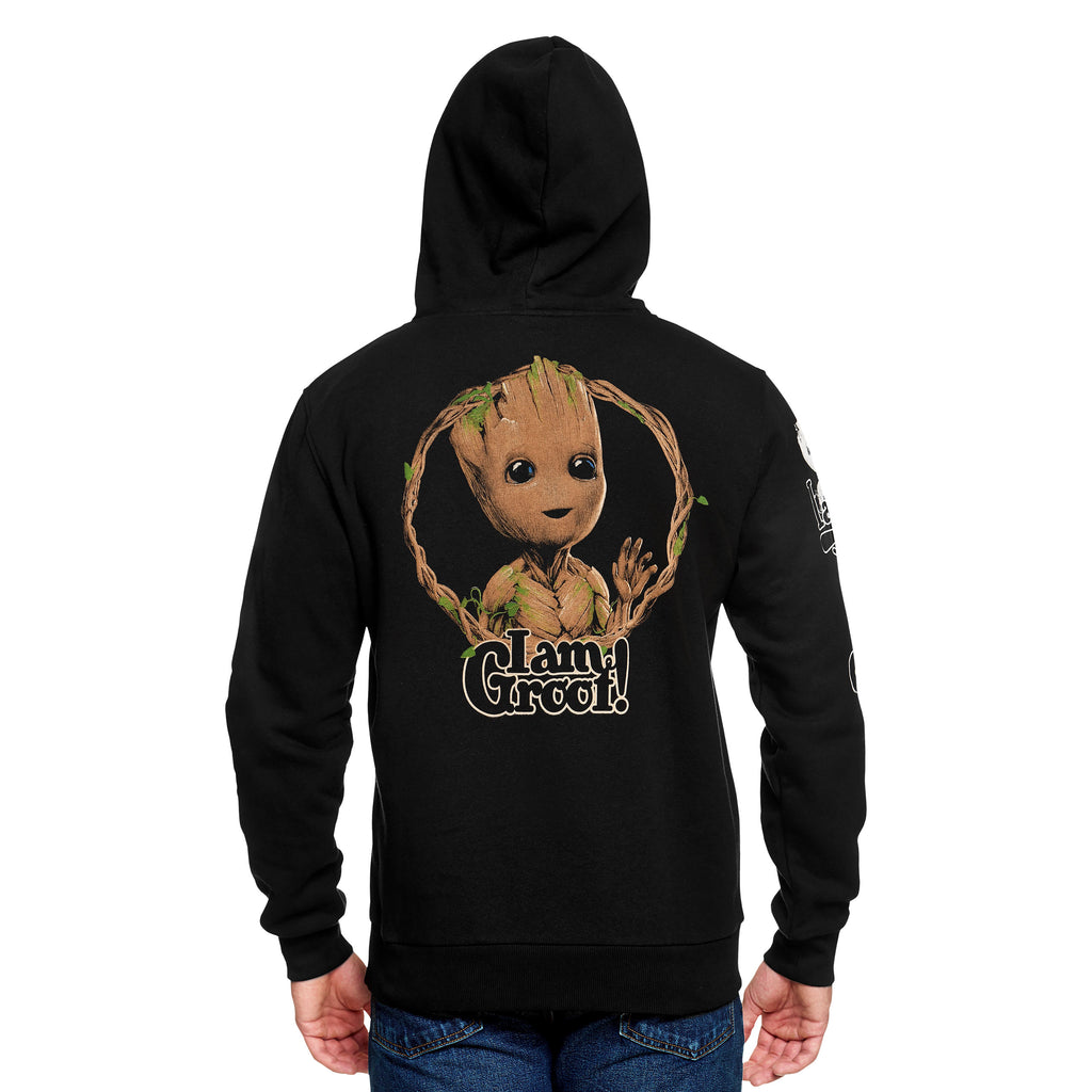 Immagine del prodotto Guardians of the Galaxy - Felpa con Cappuccio I Am Groot Nera