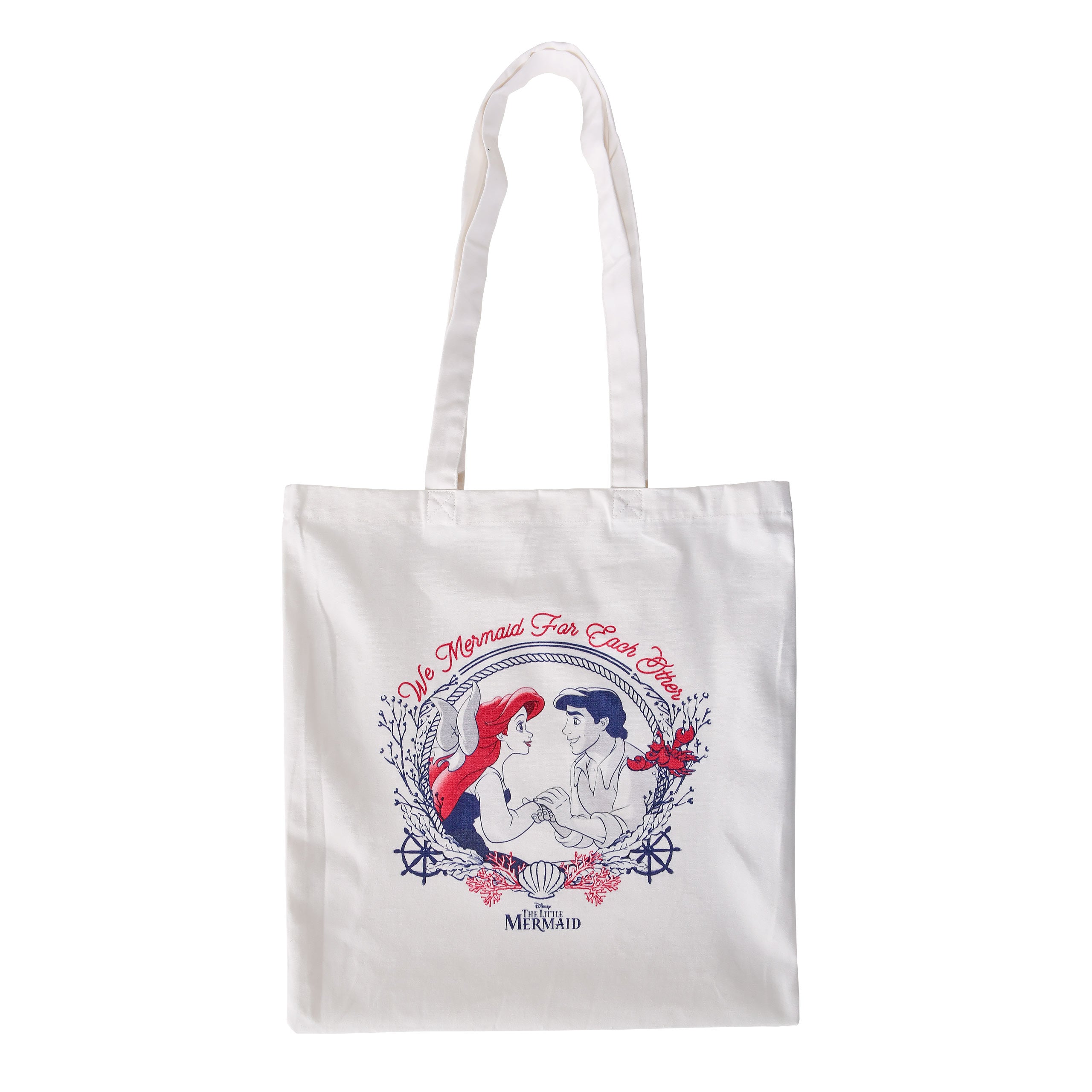 Immagine del prodotto Ariel - We Mermaid for Each Other Borsa di juta bianca
