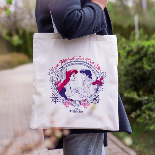 Immagine del prodotto Ariel - We Mermaid for Each Other Borsa di juta bianca